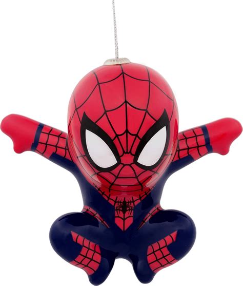 Amazon.com: Hallmark Christmas Ornaments, Marvel Spider-Man Decoupage ...