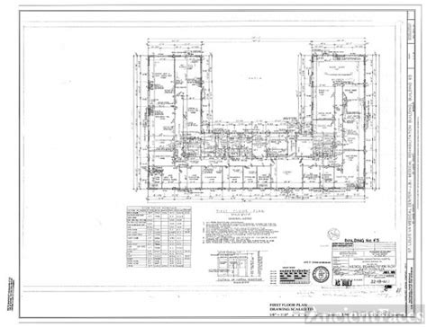 First Floor Plan - U.S. Veterans Hospital, Jefferson...