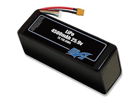 LiPo 4500mAh 7S 25.9v Battery Pack – MaxAmps Lithium Batteries