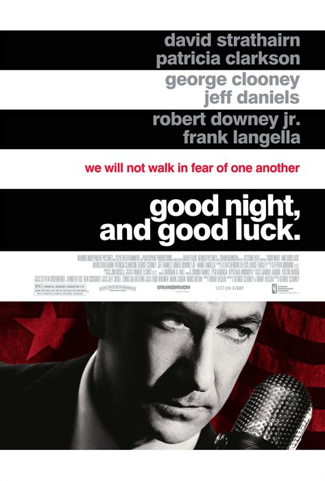 Good Night, and Good Luck. DVD Release Date March 14, 2006