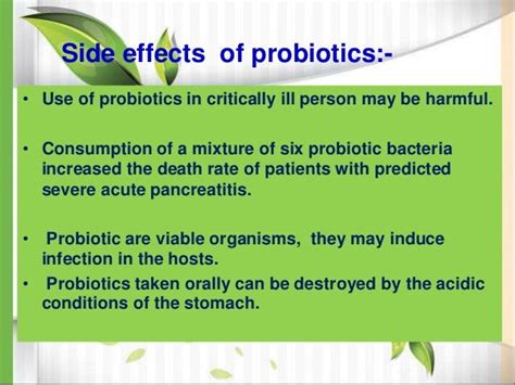 What are the side effects of probiotic chewable tablets? - proquestyamaha.web.fc2.com