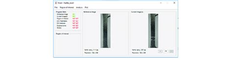 Tensile loading of the reference and current images. | Download Scientific Diagram