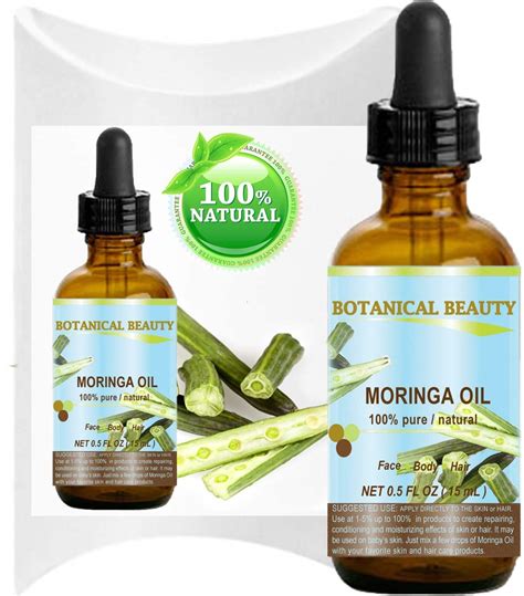 MORINGA OIL . 100% Pure / Natural / Undiluted Cold Pressed Carrier Oil. 0.5 Fl.oz.- 15 ml. For ...