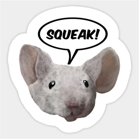 Squeak! Mouse - Mouse - Sticker | TeePublic