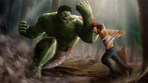 1920x1080 Hulk Vs Wolverine Laptop Full HD 1080P HD 4k Wallpapers, Images, Backgrounds, Photos ...