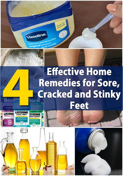 4 Effective Home Remedies for Sore, Cracked and Stinky Feet - DIY & Crafts