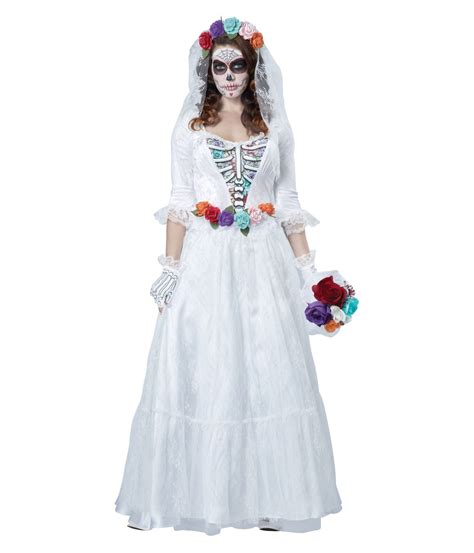 Day Of The Dead Bride Woman Costume