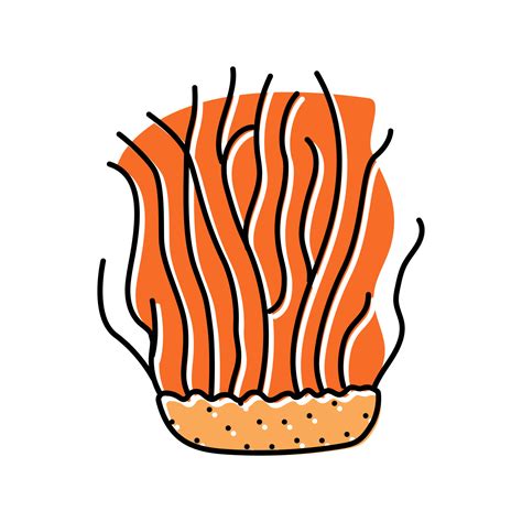 cordyceps mushroom color icon vector illustration 19001519 Vector Art at Vecteezy