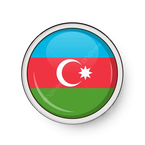 Azerbaijan Circle Flag Vector, Azerbaijan Circle Flag, Azerbaijan Flag Clipart, Azerbaijan Flag ...