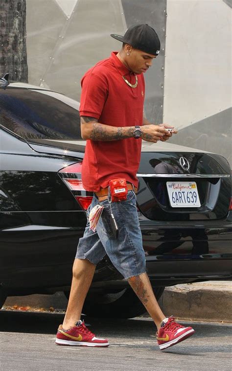 Chris Brown Tattoos on His Leg - Find Breezy's Leg Tattoo Meaning!