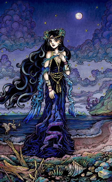 Princess Luna --- Moon Goddess by ElsewhereArts on DeviantArt