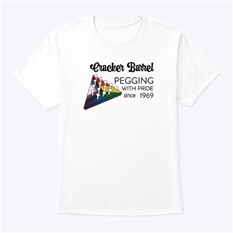 Cracker Barrel Pegging With Pride Since 1969 Shirt
