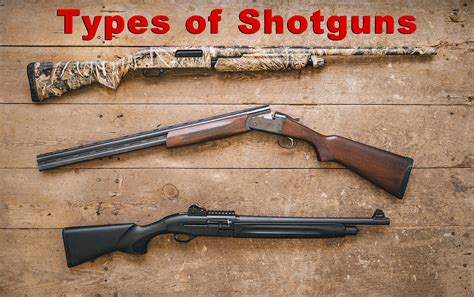 Types of Shotguns - An Easy to Follow Guide