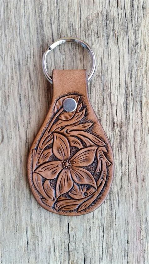 Leather key fobs panosundaki Pin