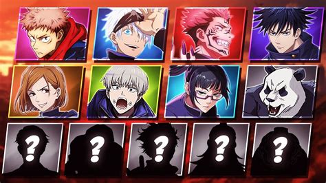 Jujutsu Kaisen: Cursed Clash Character Roster Prediction - YouTube