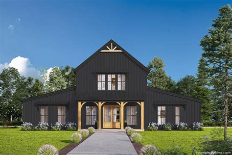 Barndominium or barndo house plan with large attached shop – Artofit