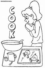 Cooking Coloring Page  Home sketch template