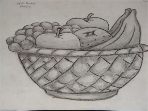 Fruits Basket Shading by PrinceInDeepThought on DeviantArt | Fruit bowl drawing, Fruit basket ...