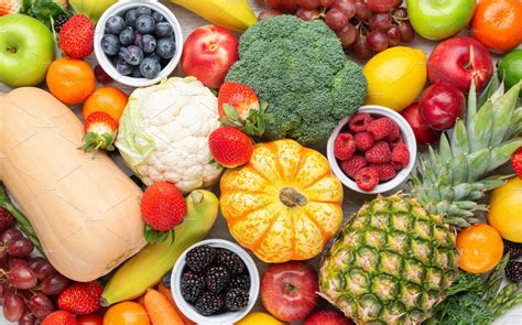 Healthy rainbow fruits vegetables featuring fruits, rainbow, and ...