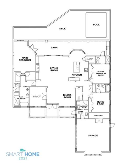 HGTV Smart Home 2021 Floor Plan | HGTV Smart Home 2021 | HGTV