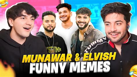 MUNAWAR SAVAGE BIG BOSS Memes😂 ELVISH YADAV Getting Hate!🤬 - YouTube