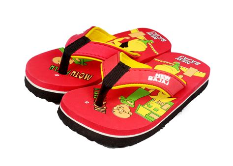 Buy Unisex Kids Slipper! Flip-Flops! Chappal!with Back Strap (Back ...