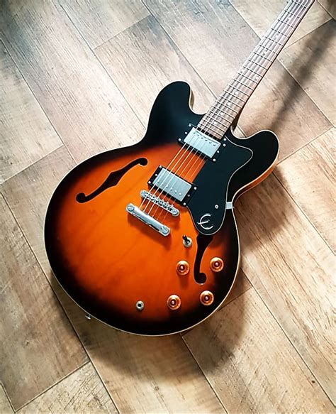 Epiphone Dot Vintage Sunburst | Reverb