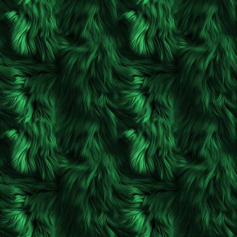 Dark Green Fur Fabric – ineedfabric.com