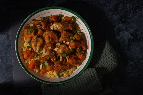 Moroccan Chicken Tajine with Sweet Potatoes - Salt and Pestle