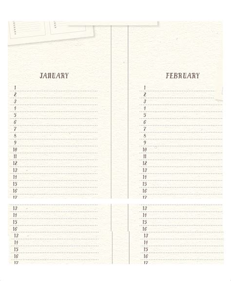 Perpetual Calendar - 11+ Free PDF, PSD Documents Download