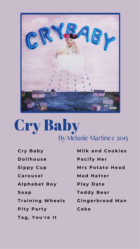 #melanie #martinez #album #cover #songs #playlist #design #crybaby in 2022 | Cry baby album ...