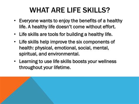 PPT - Life Skills for a Healthy Life PowerPoint Presentation, free ...