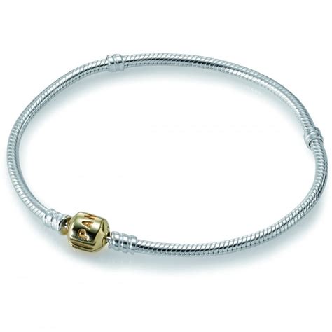 Pandora Charm Bracelet with Gold Clasp - Jewellery from Francis & Gaye Jewellers UK