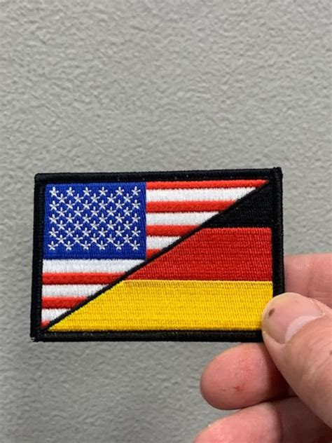 American / Germany Flag Patch - Etsy