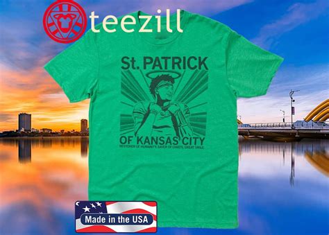 St. Patrick Patrick Mahomes Shirt St. Patrick Of Kansas City Tshirt ...