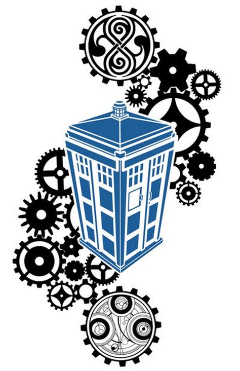 doctor who tardis tattoo - Clip Art Library