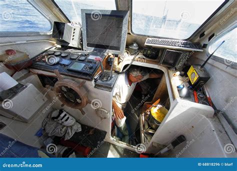 Cockpit Of Fishing Boat Royalty-Free Stock Photography | CartoonDealer.com #47424773