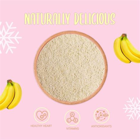 Freeze Dried Banana Powder - Honeyberry International