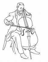 Cello Coloring Pages  Best For Kids sketch template