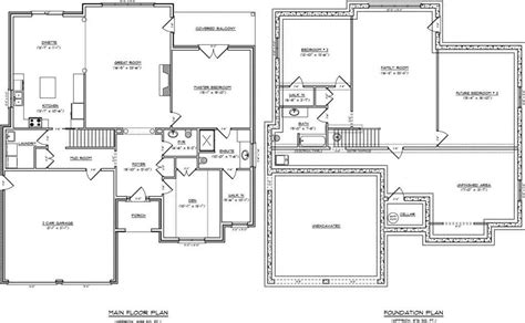 One Level House Plans Basement New Single Story - JHMRad | #174721