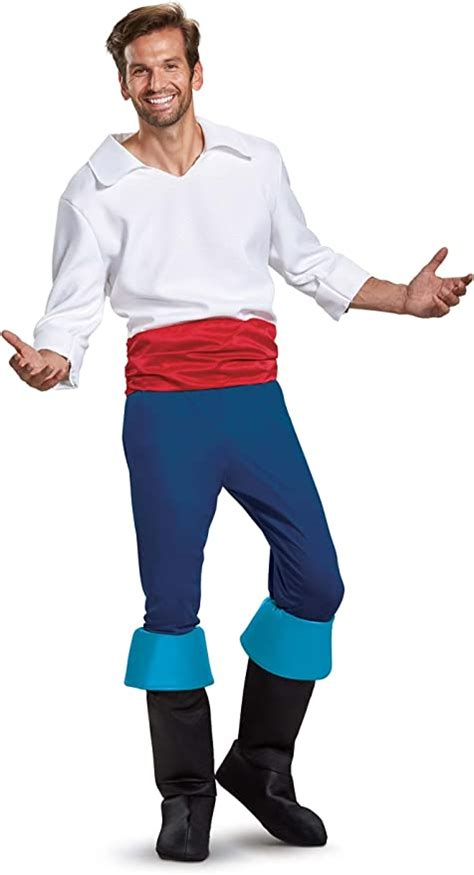 Prince Eric Deluxe Mens Costume - XL Blue