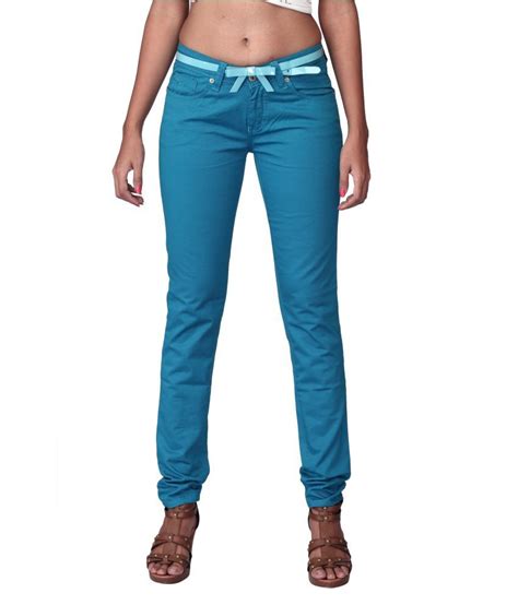 Tarama Turquoise Denim Skinny Jeans No - Buy Tarama Turquoise Denim Skinny Jeans No Online at ...