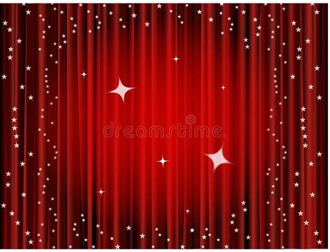 Theater Curtain Background, Movie Curtain Stock Illustration - Illustration of opera, drama ...