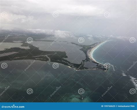 Aerial Breathtaking Magnificent View of an Island in Cuba Stock Image ...