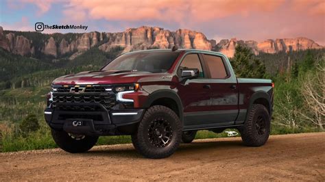 2023 Chevrolet Silverado ZR2 Bison Speculatively Rendered, Won’t Get More Power - autoevolution