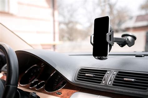 Premium Photo | Car smart phone holder