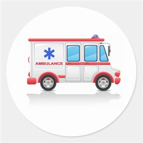 Ambulance Stickers | Zazzle.co.uk