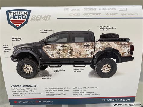 Truck Hero Ford Ranger Build [SEMA 2019] | 2019+ Ford Ranger and Raptor Forum (5th Generation ...