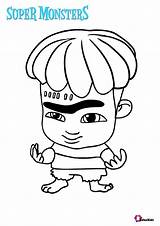 Frankie Mash Super Monsters coloring Pages  BubaKidscom sketch template