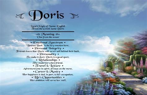 Doris Name Meaning, Origin & Personality